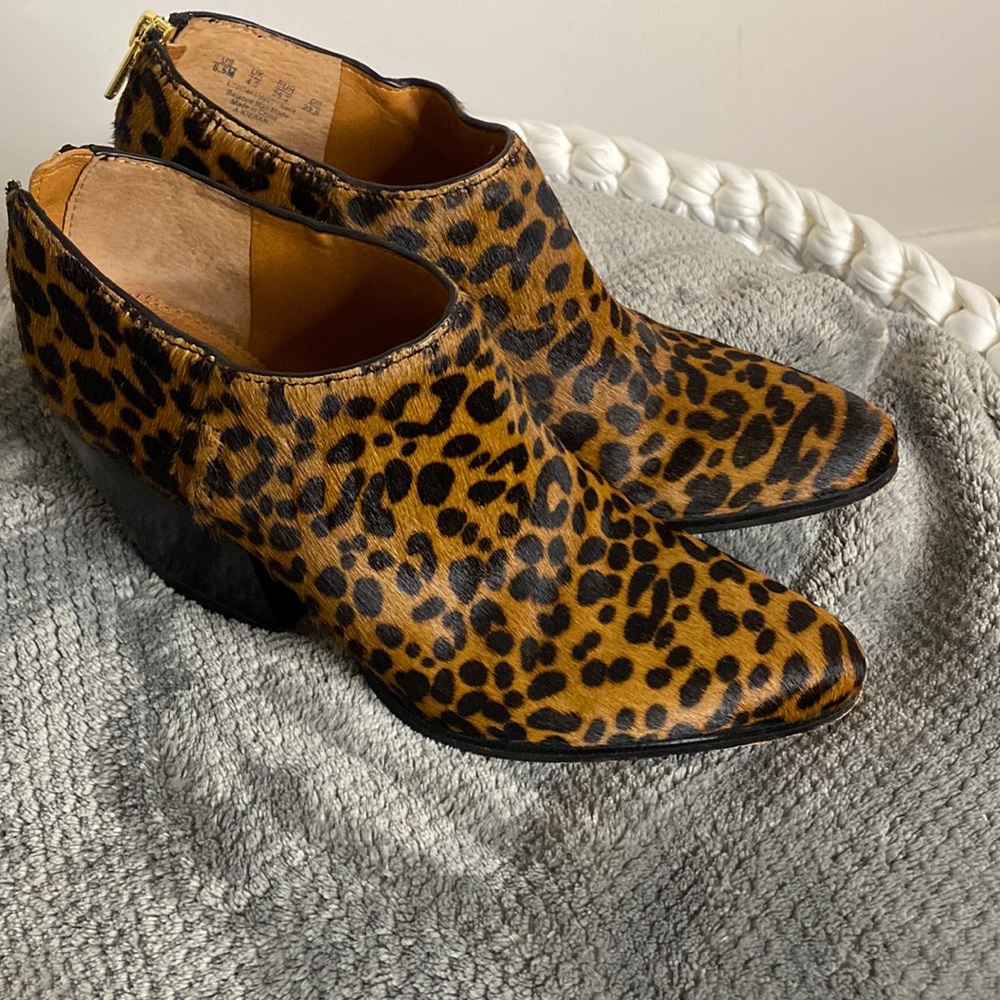Franco Sorto leopard booties - Picture 2 of 4
